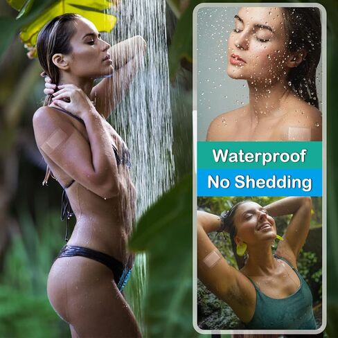 ضمادات سيليكون Hysimedy للبشرة الرقيقة الحساسة - 1.64 بوصة × 4 بوصة (40 قطعة) - حجم واحد كبير للاستحمام للسباحة - سلسلة خالية من الألم وخالية من اللاتكس ومقاومة للماء للغاية in Kuwait