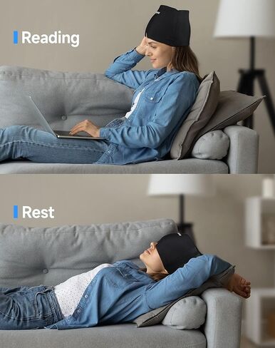 Migraine Relief Cap,Morfone Relief Hat for Migraine & Headache Cap for Migraine,Tension Puffy Eyes Migraine Relief Cap for Sinus Headache and Stress Relief,Cold & Hot Effect [Upgrade Gel Filling] in Kuwait