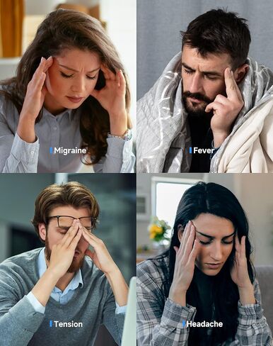 Migraine Relief Cap,Morfone Relief Hat for Migraine & Headache Cap for Migraine,Tension Puffy Eyes Migraine Relief Cap for Sinus Headache and Stress Relief,Cold & Hot Effect [Upgrade Gel Filling] in Kuwait