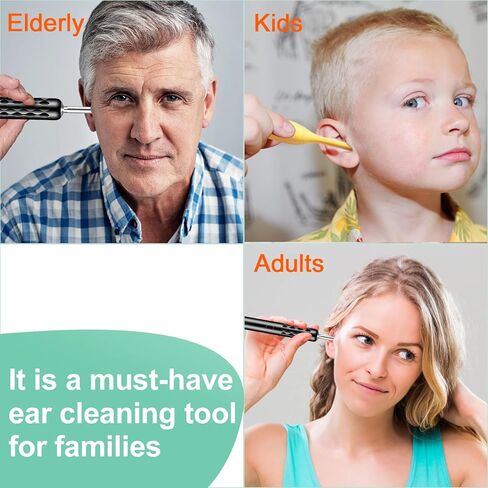 ملاعق الأذن البديلة الأصلية، نصائح لتنظيف الأذن أداة إزالة شمع الأذن متوافقة مع BEBIRD C3 Pro/X17 Pro/M9 Pro/ K10 (8 قطع) in Kuwait