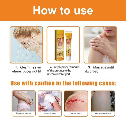 3 قطع من كريم العناية بالصدفية بسم النحل من AQISI، كريم العناية بالصدفية الاحترافي لسم النحل النيوزيلندي، كريم الصدفية المهدئ والمرطب in Kuwait