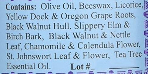 WiseWays Herbals Black Walnut-Tea Tree Salve 2 oz. in Saudi Arabia