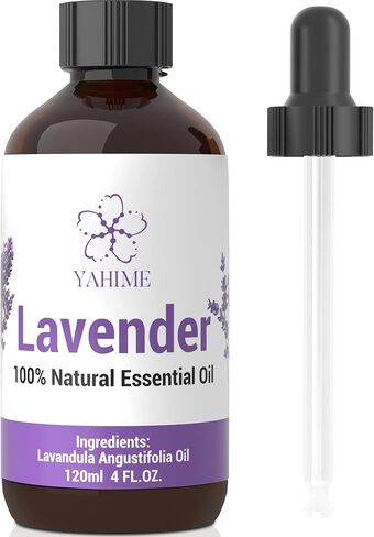 ASAKUKI Lavender Oil Essential Oil, 4 Fl. Oz Natural Grade Oils for Diffuser, Home, Candle & Soap Making, YAHIME Infinite Series in Kuwait