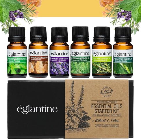 ستة زيوت عطرية فريدة من نوعها: النعناع، ​​الخزامى، الأوكالبتوس، شجرة الشاي، إكليل الجبل، اللبان - اكتشف قوة الطبيعة in Kuwait