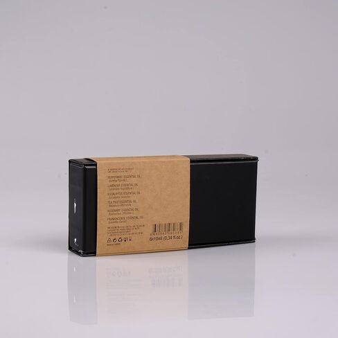 ستة زيوت عطرية فريدة من نوعها: النعناع، ​​الخزامى، الأوكالبتوس، شجرة الشاي، إكليل الجبل، اللبان - اكتشف قوة الطبيعة in Kuwait