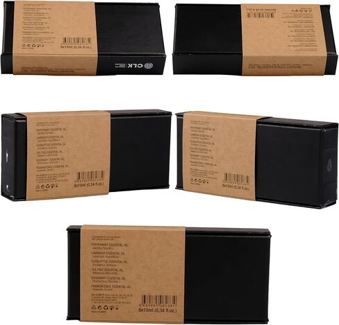 ستة زيوت عطرية فريدة من نوعها: النعناع، ​​الخزامى، الأوكالبتوس، شجرة الشاي، إكليل الجبل، اللبان - اكتشف قوة الطبيعة in Kuwait