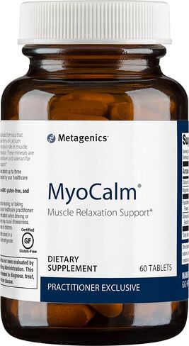 Metagenics MyoCalm مع زهرة العاطفة وجذور الناردين، تركيبة مكملات الكالسيوم والمغنيسيوم لاسترخاء العضلات وراحتها - 60 قرصًا، 30 وجبة in Saudi Arabia
