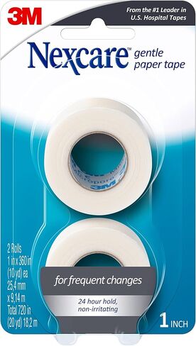 Nexcare First Aid 3M Gentle Paper Tape 2 roll in Saudi Arabia