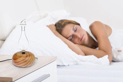 موزع روائح العلاج العطري من ArOMis - درجة احترافية - خشب وزجاج (Orbis Lux Merus)، موزع روائح الزيوت العطرية الفاخر، البخاخات، آلة البخاخات، بدون ماء in Kuwait