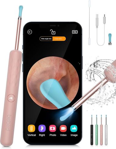 Ear Wax Removal, Earwax Remover Tool, Ear Camera, Ear Scope with Ear Wax Cleaner Tool Compatible with iPhone, iPad, Android Smart Phones (Blue) in Kuwait