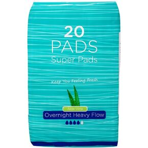 Incontinence Booster Liner Pads with Wings for Men and Women, Maximum Absorbency, XL Size, 20 Count in Saudi Arabia