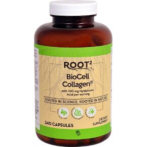 Vitacost ROOT2 BioCell Collagen With Hyaluronic Acid -- 100 Milligram Per Serving - 240 Capsules in Kuwait