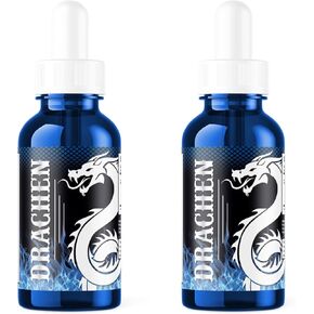 Drachen Liquid Dropper Single Bottle - All Natural Supplement Drachan - Advanced Formula Drachen Supplement Drops (2 Pack) in Kuwait