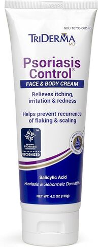 TriDerma Psoriasis Control Face and Body Cream, 4.2 Ounces, 4 Pack in Kuwait