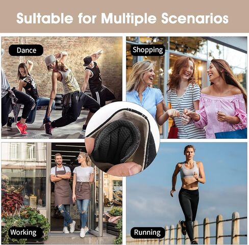 زوجان من مقابض الكعب السميكة غير القابلة للانزلاق من سيبا للأحذية الفضفاضة وبطانة داخلية لحماية الكعب ذاتية اللصق من البثور، رقعة إصلاح كعب الحذاء للرجال والنساء (أسود وعاري) in Kuwait