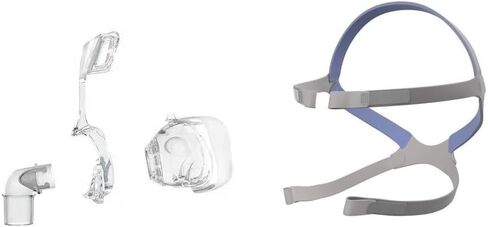 غطاء رأس بديل لواقي الأنف من ResMed Mirage FX، بديل لغطاء الرأس العالمي لحزام الأنف من القماش المرن لآلة التنفس من أجل Mirage FX in Kuwait