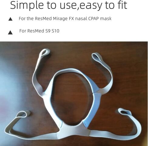 غطاء رأس بديل لواقي الأنف من ResMed Mirage FX، بديل لغطاء الرأس العالمي لحزام الأنف من القماش المرن لآلة التنفس من أجل Mirage FX in Kuwait