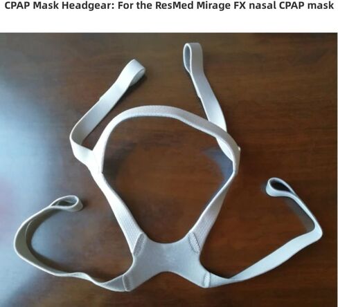 غطاء رأس بديل لواقي الأنف من ResMed Mirage FX، بديل لغطاء الرأس العالمي لحزام الأنف من القماش المرن لآلة التنفس من أجل Mirage FX in Kuwait