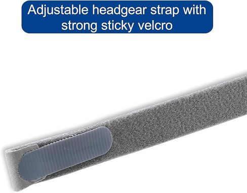 2 عبوة من حزام الرأس CPAP بديل لريسد آير فيت F20 N10 أنف كامل الوجه العالمي ، قابل للتعديل قناع تهوية المنزل للبالغين (عصابة الرأس فقط) in Kuwait