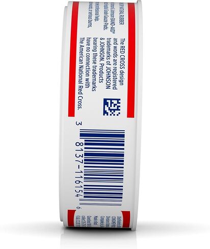 شريط مقاوم للماء من العلامة التجارية Band-Aid لمنتجات الإسعافات الأولية لتأمين الضمادات، 0.5 بوصة × 10 ياردات in Kuwait