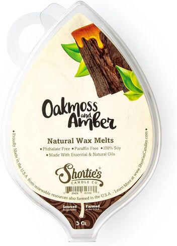 شركة شورتي كاندل كومباني خشب الصندل يذوب شمع الصويا الطبيعي - تركيبة 117-1 معطرة للغاية 3 أونصة. قالب - مصنوع من زيوت الصويا والعطور الأساسية بنسبة 100% - خالي من الفثالات والبارافين، نباتي وغير سام in Kuwait