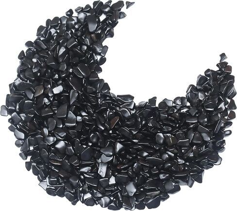 Crocon 1/2 LB Crushed Pink Opal Chips Bulk Stones 1100+ Carats Natural Quartz Pieces Irregular Shape Gemstones for House Warming Gifts New Home and Chakra healing crystals Home Décor gifts for women in Kuwait