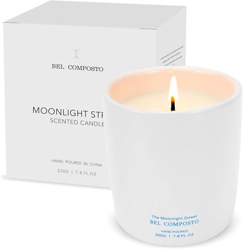 Bel Composto Candle, Fruit & Woody Scented Candle, Candles for Home Scented, Candles Gifts for Women, Soy Wax, 7.8 Oz 45 Hour Burn, Aromatherapy Candle, Scented Candles for Men, Ceramic Jar Candles in Saudi Arabia