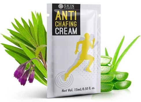 سكين اليمنتس كريم مضاد للتهيج عبوة من 20 كيس لتجنب الاحتكاك والبثور والطفح الجلدي، اكياس سهلة الحمل تدوم حتى 400 ميل (10 اونصة سائلة) ابيض in Kuwait