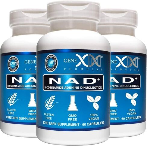 Genex NAD + 250 مجم يقدم 60 كبسولة نيكوتيناميد أدينين ثنائي النوكليوتيد (NAD الفعلي + ليس مقدمة) (1) in Kuwait
