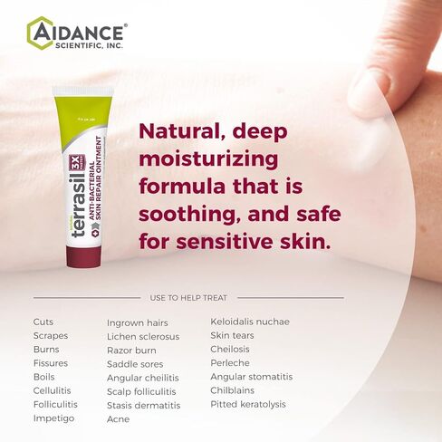 مرهم تيراسيل لإصلاح البشرة وعلكة تيرابوست بروسكين - مكون من مكونات طبيعية - مثالي لدعم صحة البشرة - مجموعة من المنتجات (أنبوب 14 جم + 60 علكة فراولة صديقة للنباتيين) in Kuwait