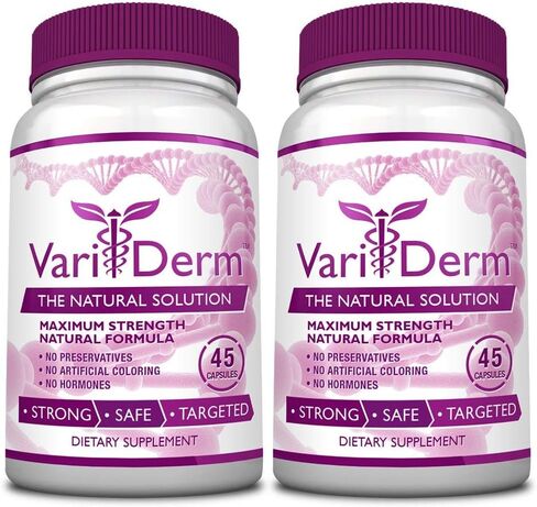 VariDerm: محلول الدوالي والأوردة العنكبوتية (زجاجة واحدة) يحسن مظهر الدوالي والأوردة العنكبوتية - يخفف من إزعاج الدوالي والألم والإجهاد. يدعم نمو أنسجة الوريد الصحية in Saudi Arabia