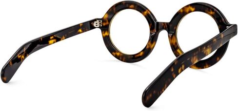 Zeelool Retro Thick Round Blue Light Blocking Glasses for Women Men Calhoun ZOA01776 in Kuwait