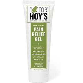 DOCTOR HOY'S Natural Pain Relief Gel, Topical Arnica Anti-Inflammatory Gel for Joint Pain, and Muscle Strains - Clean, Safe and Effective Pain Relief