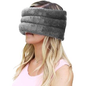 Ice Comfort | Cold Compress for Migraine Relief – Stocking Stuffer – Super Soft and Plush Shoulder and Neck Ice Pack Head Wrap - 9 Individual Ice Pack Compartments for Cold Therapy