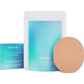 Adhesive Bandage Patches Compatible with Freestyle Libre Enlite Guardian (30-Pack) – Waterproof, Sweatproof Continuous Glucose Monitor Sensor Cover Tape – Diabetes & Diabetic Supplies – Nude in Saudi Arabia