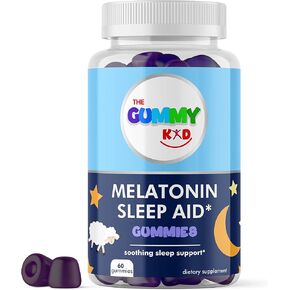 The Gummy Kid melatonin 3mg Gummy with Vitamin B6 for Calmness and Immunity Naturally for Kids and Adults.60 Days Supply. in Saudi Arabia