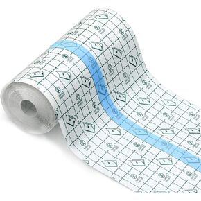 2 PCS 4 Inch x 10.94 Yard Waterproof Bandages Transparent Film Dressing, Second Skin Healing Protective, Clear Adhesive Bandages Shower Shield Dressing Tape for Tattoos Aftercare Swimming