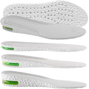 Height Increase Insoles Air Cushion Taller Shoe Insoles Heel Insert for Men and Women,Heel Cushioning Shock Absorption,Relieve Foot Pain 1 Pair