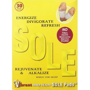 TRR Enterprises Vibrant Inner Health Sole Pads, 30 Count in Kuwait