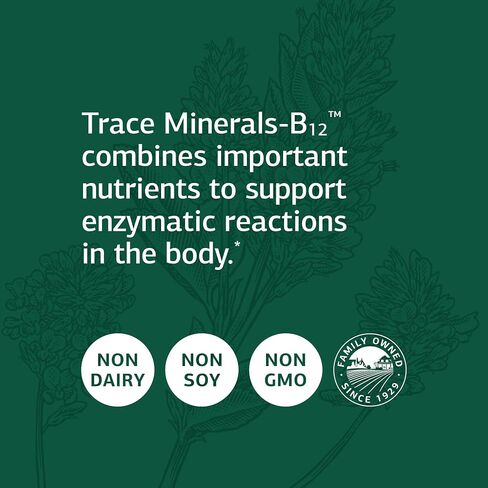 Standard Process Trace Minerals-B12 - Whole Food Spleen, Bone Health, Immune Support, Metabolism and Thyroid Support with Manganese, Kelp, Iodine, Copper, Vitamin B12, Zinc, and Iron - 90 Tablets in Saudi Arabia