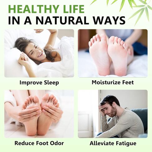 Foot Pads (30 PCS), Deep Cleansing Foot Patches with Bamboo Vinegar and Ginger Powder, Relieve Stress, Improve Sleep and Relaxation in Saudi Arabia