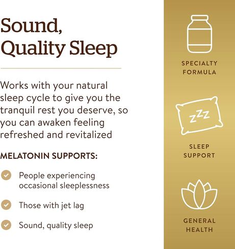 Solgar Melatonin 3 mg, 120 Nuggets - Helps Promote Relaxation & Sleep - Clinically-Studied Melatonin - Gluten Free, Dairy Free, Kosher - 120 Servings in Saudi Arabia