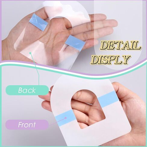48 Pieces Shower Waterproof Patch Compatible with Omnipod Adhesive Patches Transparent Waterproof Adhesive Patches Overpatch Long Lasting Sweatproof Continuous Monitor Protection, Pink and Blue in Kuwait