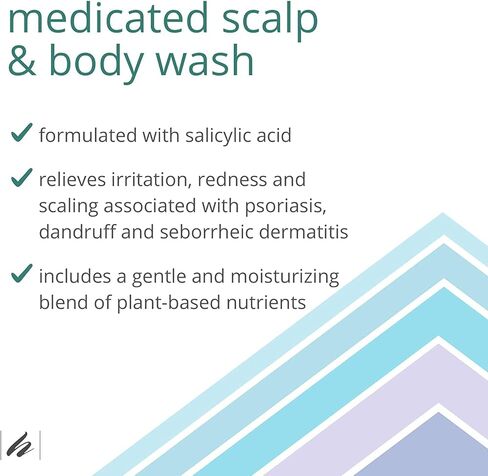 غسول طبي لفروة الرأس والجسم من هوم هيلث (3 عبوات) - حمض الساليسيليك، 236 مل - يخفف الحكة والاحمرار والتهيج من القشرة والتهاب الجلد الدهني - لا يحتوي على عناصر معدلة وراثيا، خالٍ من البارابين، نباتي in Kuwait