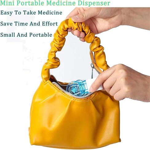 Portable Pill Taker Remover, Pill Remover Tools Tablet Dispenser, Easy to Take Out Pills from Package, Pill Punch Tool for Blister Packs, No Contact Easy to Take Medicine Out Tool (2Pack) in Kuwait