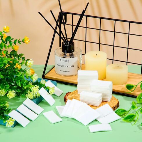 100 Pack Aroma Pads Aromatherapy Car Diffusers Pad Essential Oil Unscented Refill Car Essential Oil Diffuser Pad Replacement Humidifier Pad Pluggable Aroma Humidifier Pad for Humidifier Essential Oil in Kuwait