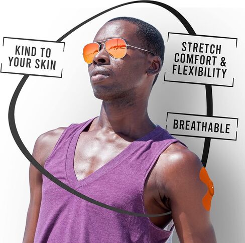 Not Just A Patch X-Patch CGM Sensor Patches (20 Pack) - Water Resistant Omnipod 5 Adhesive Patches - Durable for Active Lifestyle for 10-14 Days - Compatible with Dexcom G6, Libre 2 in Beige in Kuwait