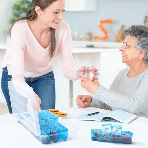 Windtrace Monthly Pill Organizer 1 Times a Day,30 Day Pill Box,One Month Pill Case Once a Day,31 Day Pill Holder Medicine Organizer for Vitamin in Kuwait