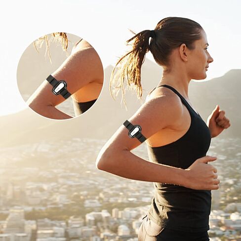 سوار الذراع من أجل Dexcom G6، غطاء جهاز استشعار حماية نظام مراقبة الجلوكوز، 4-16 بوصة مرن قابل للتعديل CGM شريط الذراع والساق، لا مزيد من الرقع اللاصقة (أسود) in Kuwait