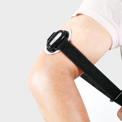 سوار الذراع من أجل Dexcom G6، غطاء جهاز استشعار حماية نظام مراقبة الجلوكوز، 4-16 بوصة مرن قابل للتعديل CGM شريط الذراع والساق، لا مزيد من الرقع اللاصقة (أسود) in Kuwait